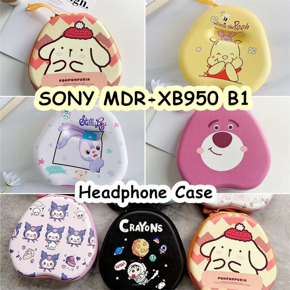 For SONY MDR-XB950 B1 Headphone Case Cartoon Creative Patterns Headset Earpads Storage Bag Casing Box