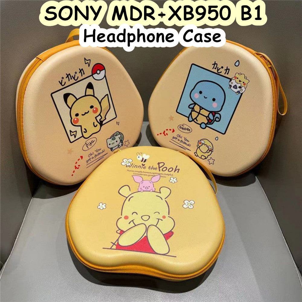 For SONY MDR-XB950 B1 Headphone Case Cartoon Creative Patterns Headset Earpads Storage Bag Casing Box