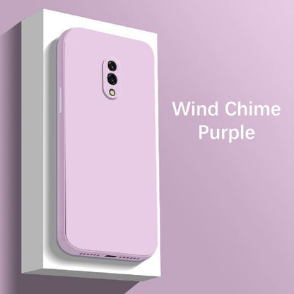 For Realme X Cover Drop and wear resistant Silicone Full Case Classic Simple Solid Color Phone Case Cover