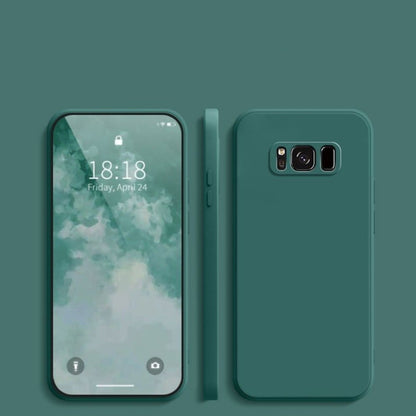 For Samsung Galaxy S8 Plus Cover Drop and wear resistant Silicone Full Case Classic Simple Solid Color Phone Case Cover