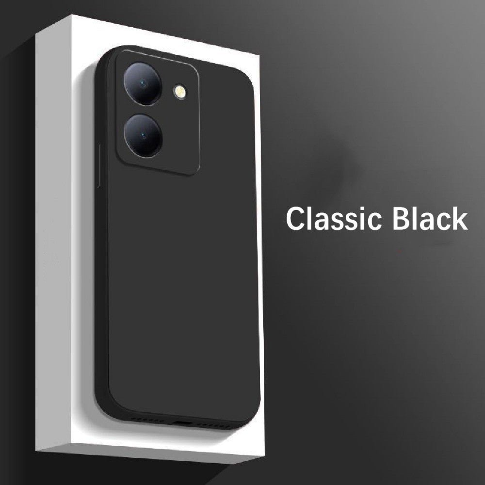For Realme C33 Cover Drop and wear resistant Silicone Full Case Classic Simple Solid Color Phone Case Cover