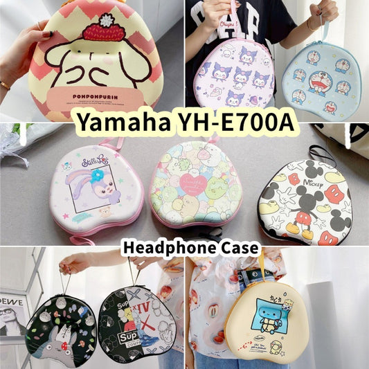 For Yamaha YH-E700A Headphone Case Cartoon Creative Patterns Headset Earpads Storage Bag Casing Box