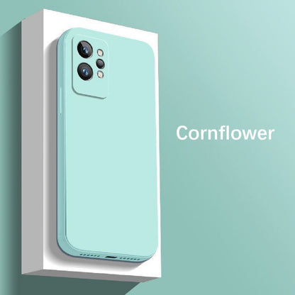 For Realme GT2 Pro Cover Drop and wear resistant Silicone Full Case Classic Simple Solid Color Phone Case Cover