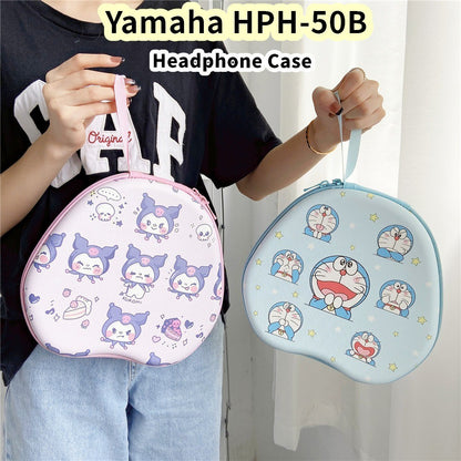For Yamaha HPH-50B Headphone Case Cartoon Creative Patterns Headset Earpads Storage Bag Casing Box