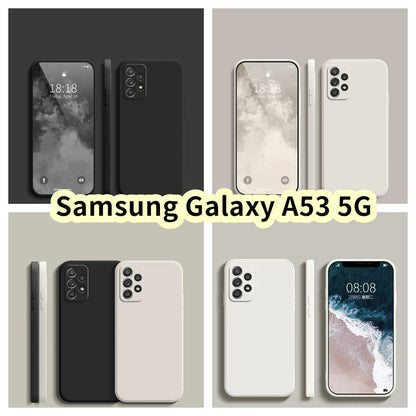 For Samsung Galaxy A53 5G Cover Drop and wear resistant Silicone Full Case Classic Simple Solid Color Phone Case Cover