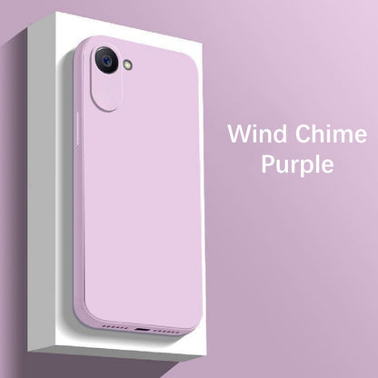 For Realme C30 Cover Drop and wear resistant Silicone Full Case Classic Simple Solid Color Phone Case Cover