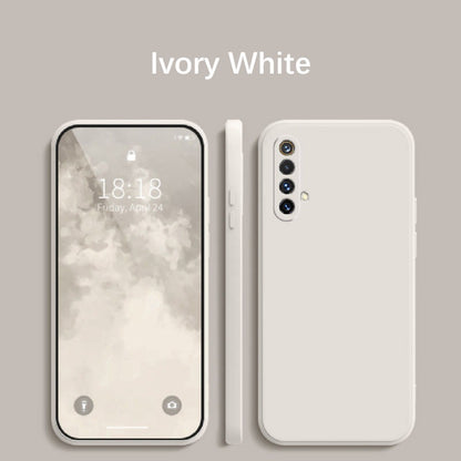 For Realme X50 Cover Drop and wear resistant Silicone Full Case Classic Simple Solid Color Phone Case Cover