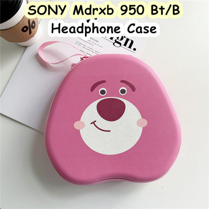 For SONY Mdrxb 950 Bt/B Headphone Case Cartoon Creative Patterns Headset Earpads Storage Bag Casing Box