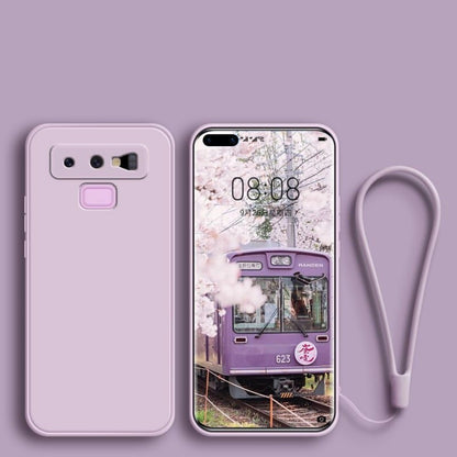For Samsung Galaxy Note 9 Cover Drop and wear resistant Silicone Full Case Classic Simple Solid Color Phone Case Cover