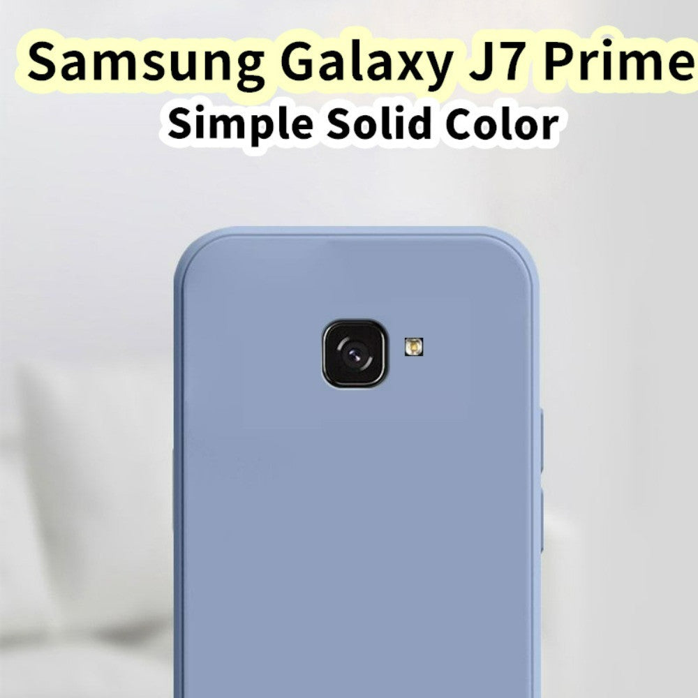 For Samsung Galaxy J7 Prime Cover Drop and wear resistant Silicone Full Case Classic Simple Solid Color Phone Case Cover