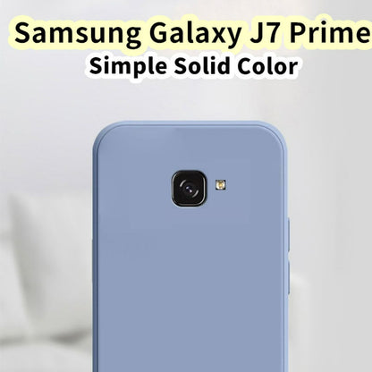 For Samsung Galaxy J7 Prime Cover Drop and wear resistant Silicone Full Case Classic Simple Solid Color Phone Case Cover