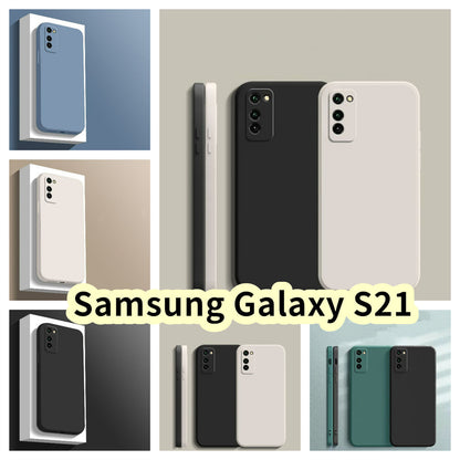 For Samsung Galaxy S21 Cover Drop and wear resistant Silicone Full Case Classic Simple Solid Color Phone Case Cover