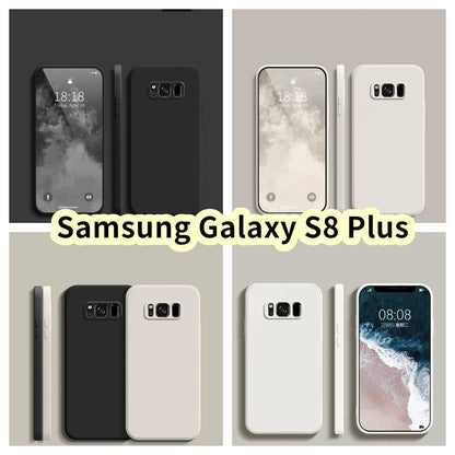 For Samsung Galaxy S8 Plus Cover Drop and wear resistant Silicone Full Case Classic Simple Solid Color Phone Case Cover