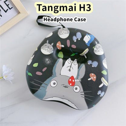 For Tangmai H3 Headphone Case Cartoon Creative Patterns Headset Earpads Storage Bag Casing Box