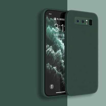 For Samsung Galaxy Note 8 Cover Drop and wear resistant Silicone Full Case Classic Simple Solid Color Phone Case Cover