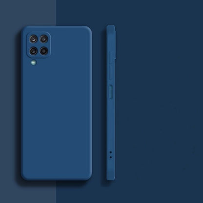 For Samsung Galaxy M42 5G Cover Drop and wear resistant Silicone Full Case Classic Simple Solid Color Phone Case Cover