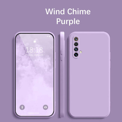 For Realme X50 Cover Drop and wear resistant Silicone Full Case Classic Simple Solid Color Phone Case Cover
