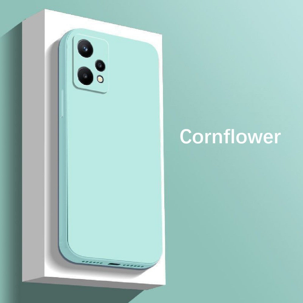 For Realme V25 Cover Drop and wear resistant Silicone Full Case Classic Simple Solid Color Phone Case Cover