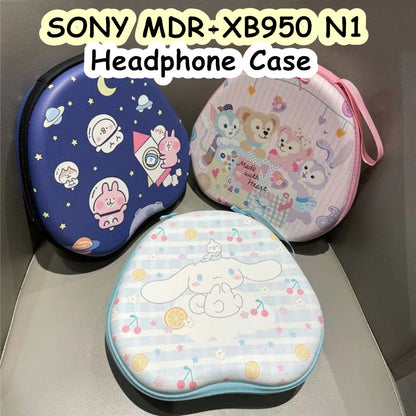 For SONY MDR-XB950 N1 Headphone Case Cartoon Creative Patterns Headset Earpads Storage Bag Casing Box