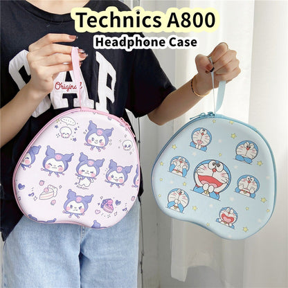 For Technics A800 Headphone Case Cartoon Creative Patterns Headset Earpads Storage Bag Casing Box