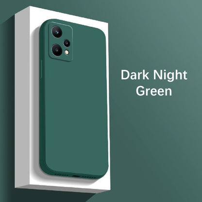 For Realme V25 Cover Drop and wear resistant Silicone Full Case Classic Simple Solid Color Phone Case Cover