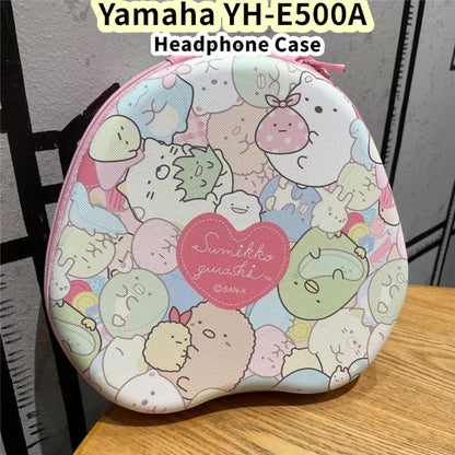 For Yamaha YH-E500A Headphone Case Cartoon Creative Patterns Headset Earpads Storage Bag Casing Box