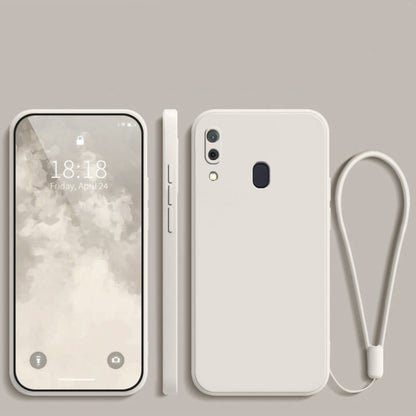 For Samsung Galaxy M10S Cover Drop and wear resistant Silicone Full Case Classic Simple Solid Color Phone Case Cover
