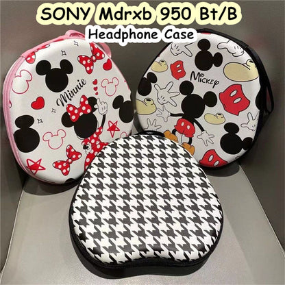 For SONY Mdrxb 950 Bt/B Headphone Case Cartoon Creative Patterns Headset Earpads Storage Bag Casing Box