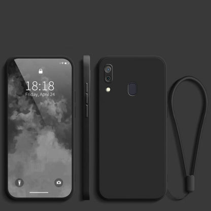 For Samsung Galaxy M10S Cover Drop and wear resistant Silicone Full Case Classic Simple Solid Color Phone Case Cover