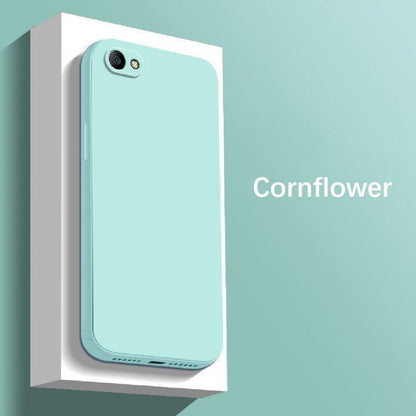 For Realme C2 Cover Drop and wear resistant Silicone Full Case Classic Simple Solid Color Phone Case Cover
