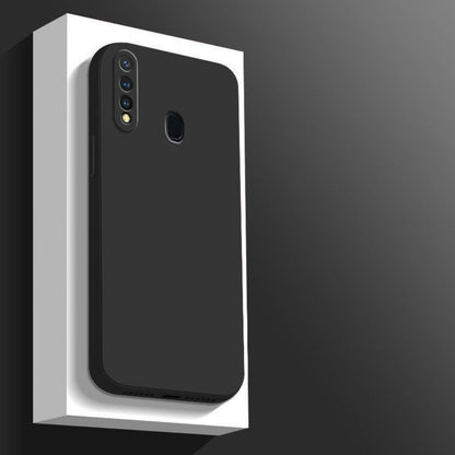 For Samsung Galaxy A20S Cover Drop and wear resistant Silicone Full Case Classic Simple Solid Color Phone Case Cover