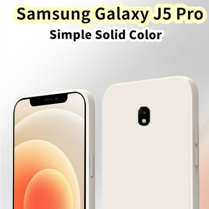 For Samsung Galaxy J5 Pro Cover Drop and wear resistant Silicone Full Case Classic Simple Solid Color Phone Case Cover