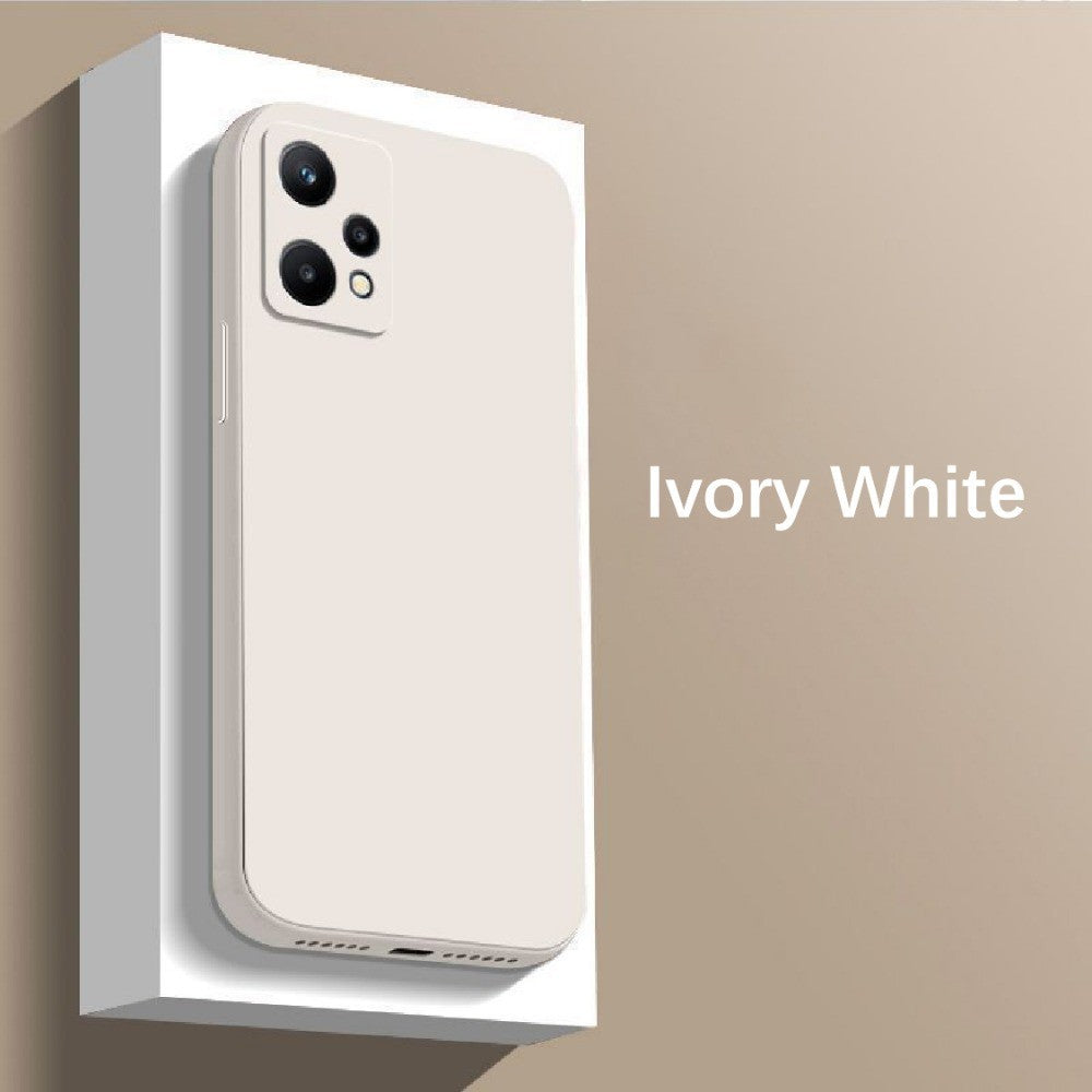 For Realme V25 Cover Drop and wear resistant Silicone Full Case Classic Simple Solid Color Phone Case Cover
