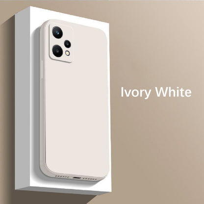 For Realme V25 Cover Drop and wear resistant Silicone Full Case Classic Simple Solid Color Phone Case Cover