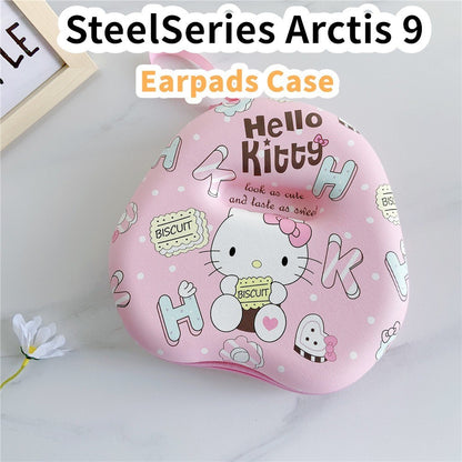 For SteelSeries Arctis 9 Headphone Case Cartoon Creative Patterns Headset Earpads Storage Bag Casing Box