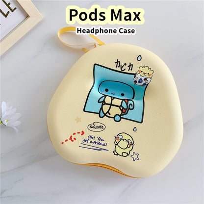 For Pods Max Headphone Case Cartoon Creative Patterns Headset Earpads Storage Bag Casing Box