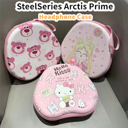 For SteelSeries Arctis Prime Headphone Case Cartoon Creative Patterns Headset Earpads Storage Bag Casing Box