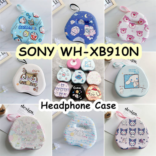 For SONY WH-XB910N Headphone Case Cartoon Creative Patterns Headset Earpads Storage Bag Casing Box