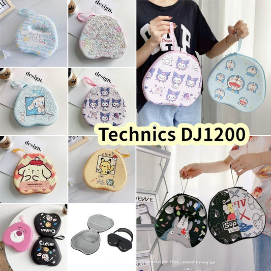 For Technics DJ1200 Headphone Case Cartoon Creative Patterns Headset Earpads Storage Bag Casing Box