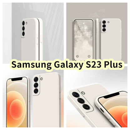 For Samsung Galaxy S23 Plus Cover Drop and wear resistant Silicone Full Case Classic Simple Solid Color Phone Case Cover