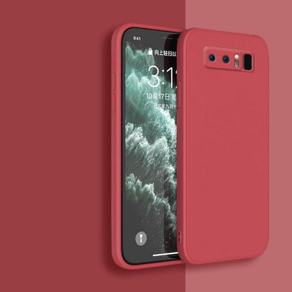 For Samsung Galaxy Note 8 Cover Drop and wear resistant Silicone Full Case Classic Simple Solid Color Phone Case Cover