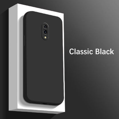 For Realme X Cover Drop and wear resistant Silicone Full Case Classic Simple Solid Color Phone Case Cover