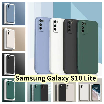For Samsung Galaxy S10 Lite Cover Drop and wear resistant Silicone Full Case Classic Simple Solid Color Phone Case Cover