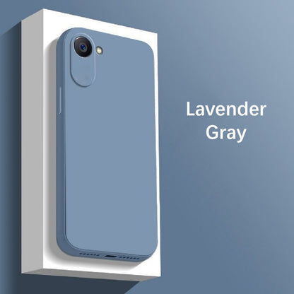 For Realme C30 Cover Drop and wear resistant Silicone Full Case Classic Simple Solid Color Phone Case Cover