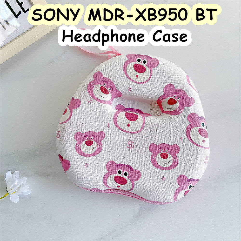 For SONY MDR-XB950 BT Headphone Case Cartoon Creative Patterns Headset Earpads Storage Bag Casing Box