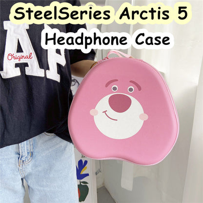For SteelSeries Arctis 5 Headphone Case Cartoon Creative Patterns Headset Earpads Storage Bag Casing Box