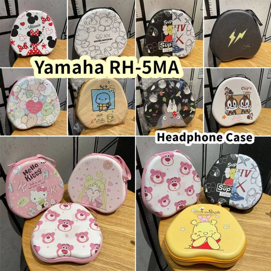 For Yamaha RH-5MA Headphone Case Cartoon Creative Patterns Headset Earpads Storage Bag Casing Box