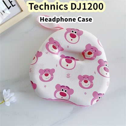 For Technics DJ1200 Headphone Case Cartoon Creative Patterns Headset Earpads Storage Bag Casing Box