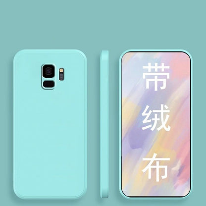 For Samsung Galaxy S9 Cover Drop and wear resistant Silicone Full Case Classic Simple Solid Color Phone Case Cover
