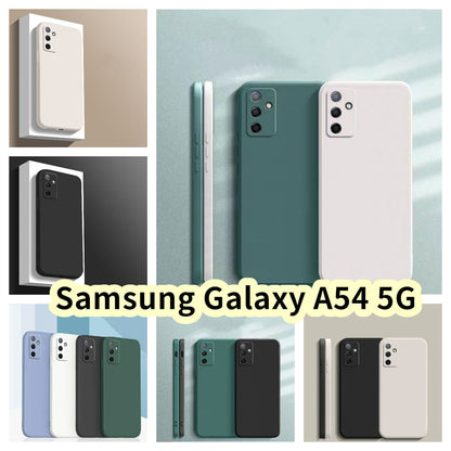 For Samsung Galaxy A54 5G Cover Drop and wear resistant Silicone Full Case Classic Simple Solid Color Phone Case Cover